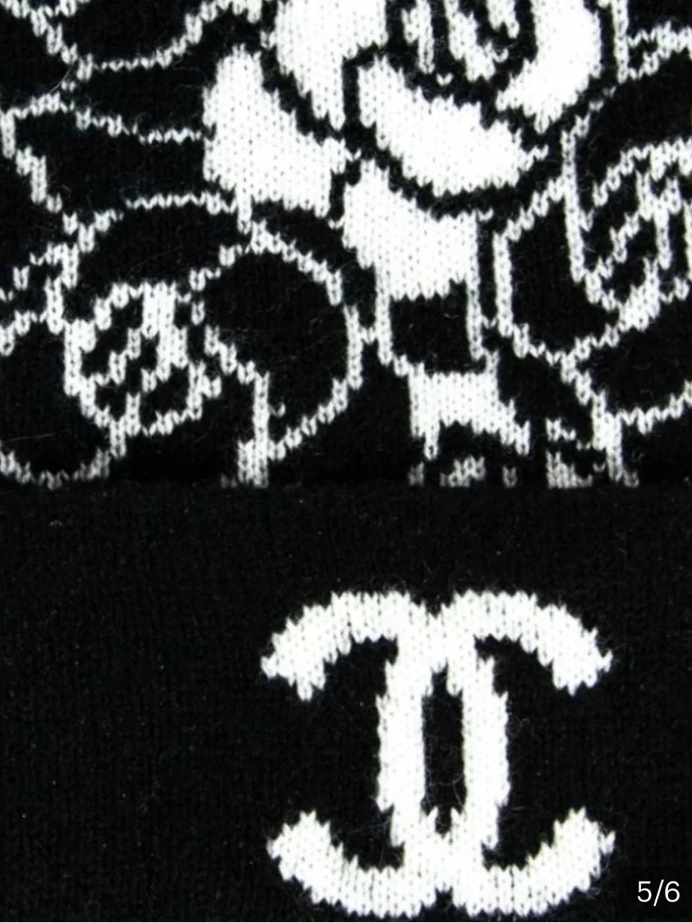 🖤 Double C Designer Camilla Limited Edition Winter Snow Beanie Hat Cap Floral